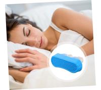 HONMEET Flexible Silicone Nose Ventilation Device for Snoring Relief Small Reusable Nasal Stopper for Mouth Breathers Comfortable Anti-Snore Nasal Plug in Blue Household Breathing Aid