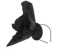HONMEET Flower Fascinator Hairband Large Flower Headpieces Stylish Exaggerated Cloth Material Secure Fit Attention-grabbing Women Unique Design for Parties and Dance Party Black