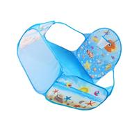 HONMEET Foldable Play Tent with Ball Pit for Indoor Outdoor Use Game Fence with Tropical Ocean Pattern Safe Play Space for Easy to Store and Carry