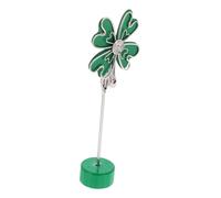 HONMEET Four-Leaf Clover Desk Holder with Lucky Design Multipurpose Memo Clip Stand for Photos Notes Cards Versatile Picture Display for Office Home School and Restaurant Use