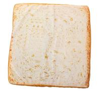 HONMEET Funny Toast Shape Pet Cushion Detachable Plush Bread Throw Pillow for Cats and Dogs 40x40x7cm Soft Pet Sleeping Mat and Office Chair Cushion