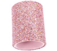 HONMEET Glitter Makeup Brush Case Portable Plastic Makeup Brush Storage Bucket for Dressing Table and Home