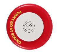 HONMEET Goat Button Screaming Goat Screaming Sheep Goat Desk Button Toy Yes No Button Noise Maker Play Button Answer Button Party Game Buzzer Buttons Toys Abs Red