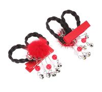 HONMEET Hair Accessories Mini Hair Clip Ball Hairpins Hair Accessory for Tassel Hair Clip Mini Hairpin Decorative Hairpins Wedding Hair Clips for Brides Fashion Hair Clips Red Wig
