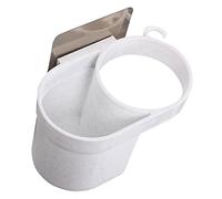 HONMEET Hair Dryer Holder Wall Mount Rack Self-adhesive Bathroom Accessory for Hair Care Tools Storage for Blow Dryer Curler Combs and More Space-saving Organizer