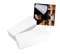 HONMEET Hair Rmoval Wax Strip Set 200 Pieces Paper 200 Pcs Sticks Facial Wax Strip Nonwoven Gentle