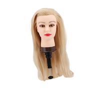 HONMEET Hairdressing Training Mannequin Hair for Cosmetology Students Practice Tool for Cutting Curling Braiding Styling Techniques and Safe for All Skill Levels