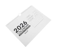 HONMEET Hanging Wall Calendar Twin Wire Binding Large Writing Blocks Monthly Planner with International Holidays Overview for Office Home Academic Scheduling and Organizing