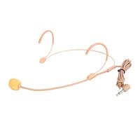 HONMEET Headset Microphone for Tour Guides, Wired Head-Mounted Mic with Flexible Boom and Portable Design, ABS Material Mic for Singing and Speaking on Stage Performance