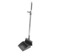 HONMEET Heavy Duty Indoor Broom and Dustpan Set with Long Ergonomic Handle Self-Cleaning Teeth Upright Dust Pan for Kitchen Office Garage Cleaning Versatile Floor Sweeper for Hardwood Tile