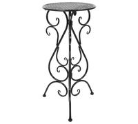 HONMEET Heavy Duty Metal Bird Bath Stand with Three-legged Design and Wide Base, 22 Inch Tall Iron Flower Pot Holder Rack for Corner Placement on Sunny Days, Versatile Load Bearing Plant