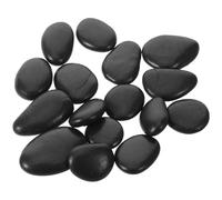 HONMEET Hot Cooking Stone, 1 Set Pebble Cooking Stones, 2-3cm Black Pebbles for Tabletop Steak Grilling and Food Heating, Even Heat Distribution
