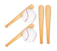 HONMEET Inflatable Baseball Bat Set Fun Party Decorations for Boy Girl Baseball Toys Outdoor Play and Sports-themed Parties