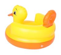 HONMEET Inflatable Seat Duck Shape with Back Support Portable Floor Seater Sofa for Ergonomic Comfort Design Travel-friendly Blow Up Chair for Sitting Up