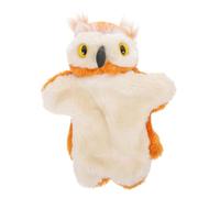 HONMEET Interactive Plush Owl Hand Puppet for Storytelling and Role Play Soft Animal for Adults Educational Cartoon Puppet for Home School and Kindergarten Use