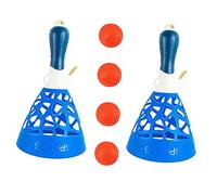 HONMEET Interactive Pop Pass Catch Balls with Plastic Launchers Outdoor Family for Park and Beach Games Educational Catching Game for Coordination and Parent Fun Random Colors Random Color
