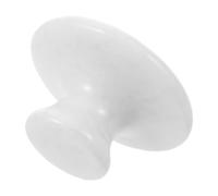 HONMEET Jade Facial Tool Face Massage Stone, Mushroom Head Jade Stone Massager Stick, White, for Skin and Body, Daily Beauty Rituals and Personal Care Routine