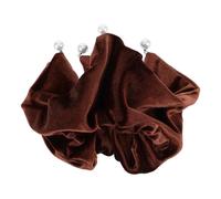 HONMEET Jumbo Velvet Hair Scrunchies for Women Large Scrunchies Pendant Hair Bands Stylish Design for Low Ponytails and Fashion Accessories