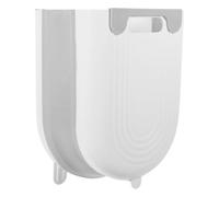 HONMEET Kitchen Trash Can Pressure Ring Wall Mounted Foldable Plastic 10l Garbage Bin with Wear Resistant Feature and Bathroom and Cabinet Door