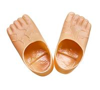 HONMEET Large Inflatable Five-Toed Costume Slippers DIY Paintable Giant Feet Shoe Covers for Halloween Party Cosplay Props Animal Bare Feet Sandals