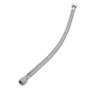 HONMEET Lightweight and Reliable Stainless Steel Air Compressor Exhaust Tube Replacement Hose for Pneumatic Tools and Compressors, Suitable for Industrial and Personal Use, Silver Colour