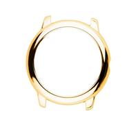 HONMEET Lightweight Protective Frame Cover for Solar Gold Vacuum-plated Metal Watch Case Easy to Install Fashionable Shell for Travel and Daily Use