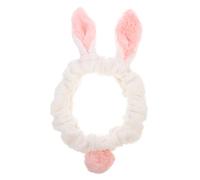 HONMEET Lovely Bunny Hair Band for Women Cute Cartoon Rabbit Ears Headband for Makeup Face Washing Spa and Daily Use Creamy Headband for Girls and Women Hair Accessories