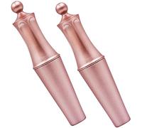 HONMEET Magnetic Eyeliner Liquid 4ml Rose Gold 2pcs Sticky Black Waterproof Eyeliner Pen for False Women Eye Makeup Kit