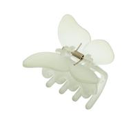 HONMEET Matte Green Butterfly-shape Hair Claw Clip for Women Large Plastic Hair Clasp Barrettes for Neat Bun and Chic Styling All-match Elegant