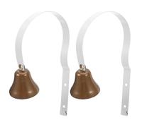 HONMEET Metal Dog Door Bell Wall Mounted 2pcs for Puppy Potty Training
