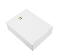 HONMEET Metal Security Cabinet with Lockable Keypad Cover Iron Lock Box for Alarm Control Indoor Wall Mount Protective Housing for Electrical Equipment Secure Key Access for Authorized Use