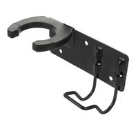 HONMEET Mic Supplies Metal Wall-Mounted Microphone Hanger with Sturdy Construction and Cable Organizer, Perfect for Stage and Engineering Use