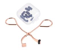 HONMEET Mini Lash Curler Metallic Eyelash Curler with Replacement Pads Designed for Partial Eyelash Curling and Travel Use