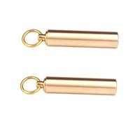 HONMEET Mini Metal Containers Storage Case with Key Ring for Outdoor Travel Emergency Use