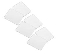 HONMEET Mini Mosaic Mirror Tile 6PCS Self Adhesive Phone Sticker in Rectangular Shape for Smartphone Charm and Home Decor