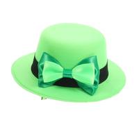 HONMEET Mini Party Hat for Women Patrick's Day Hair Clip Clover Decorative Tiny Hat Accessory Versatile Pulp and Pet Material Adds Charm for Celebrations and Festivities