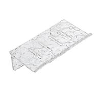 HONMEET Modern Acrylic Soap Dish Wall-mounted Soap Holder Suction Cup Elegant Storage for Shampoo Bathroom Essentials