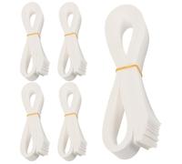 HONMEET Money Cash Paper Bands for Organizing Cash Efficiently Currency Straps 200 Pcs White Flexible Lightweight Paper Money Wrappers for Banks and Supermarkets