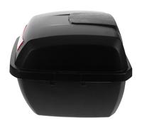 HONMEET Motorcycle Top Box Lid, Universal Motorcycle Trunk Storage Box for Electric Scooter, Matte Black Sturdy Rear Trunk Organizer for Travel and Tool Storage