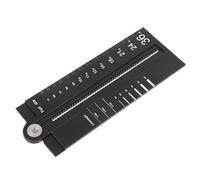HONMEET Multi-function Aluminium Alloy Ruler Compass with Userfriendly Scale for Technical Projects and Drafting, Geometry Tool for Carpenters and Artists, Precision Measuring Instrument