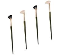 HONMEET Multi-function Makeup Brush Set 4pcs Angled Nose Shadow Brush for Facials Eyeshadow Foundation Beauty Tool