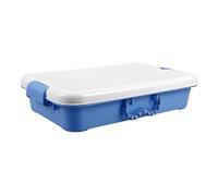 HONMEET Multi Purpose Plastic Sand Tray Organizer with Lid Versatile Storage Box for Craft Supplies Capacity Sandbox Case for Play Areas for Classroom Use