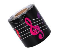 HONMEET Music Note Border Sticker Copperplate Adhesive Trim for Bulletin Boards Classroom Blackboard Decor for School Home Fade-Resistant Wall Decals