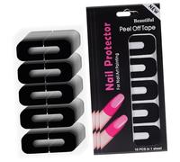 HONMEET Nail Polish Protector Stickers 100 Sheets Full Nail Wraps Non-slip Surface Universal Size