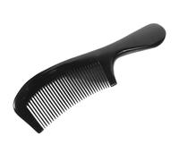 HONMEET Natural Black Buffalo Horn Comb Large Smooth Hair Styling Comb for Men