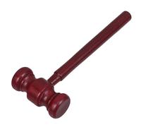 HONMEET Natural Wood Judge Gavel for Comfortable Grip Mini Wooden Hammer Role Play Accessory for Lawyer Costume Educational Justice Learning Tool for Boys School and Home