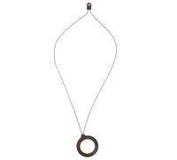 HONMEET Neck Hanging Magnifier 10x Pu Leather Case Portable Reading Magnifying Tool for Embroidery and Computer Screen Crafts Brown Strap