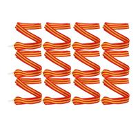 HONMEET Neck ribbon for medals 12pcs orange polyester cotton lanyards designed for team competitions and sports meetings, easy to wear