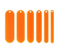 HONMEET Netting Shuttle Fishing Tool 6pcs Plastic Multisize Portable for Fish and Shrimp Trap Repair