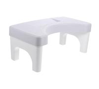 HONMEET Non-Slip Plastic Step Stool for Adults Bathroom Toilet Footrest with Sturdy PP Material Multi-Functional Squatting and Foot Step Stool for Enhanced Comfort and Safety in Bathroom